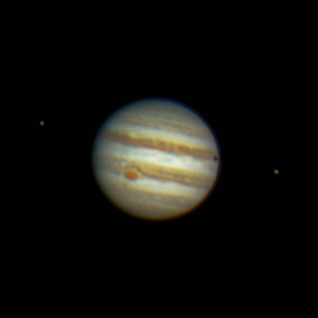 FireCapture v2.4  Settings
------------------------------------
Observer=Peter W‰ckerle
Location=CH
Scope=TSA-120
Camera=ZWO ASI224MC
Filter=RGB
Profile=Jupiter
Diameter=38.81"
Magnitude=-2.15
CMI=169.1∞ CMII=227.4∞ CMIII=262.6∞  (during mid of capture)
FocalLength=4850mm
Resolution=0.26"
Filename=Jup_233456.ser
Date=170516
Start=233456.528
Mid=233626.582
End=233756.636
Start(UT)=213456.528
Mid(UT)=213626.582
End(UT)=213756.636
Duration=180.108s
Date_format=ddMMyy
Time_format=HHmmss
LT=UT +1h
Frames captured=893
File type=SER
Binning=no
ROI=456x384
ROI(Offset)=428x250
FPS (avg.)=4
Shutter=201.7ms
Gain=88
Brightness=0
SoftwareGain=10 (off)
USBTraffic=100
WBlue=99
HardwareBin=off
Gamma=20
WRed=76
HighSpeed=off
AutoExposure=off
Histogramm(min)=0
Histogramm(max)=132
Histogramm=51%
Noise(avg.deviation)=n/a
Limit=180 Sekunden
Sensor temperature=17.2 ∞C